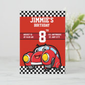 Einzigartige Coole Einladung zum Geburtstag (Stehend Vorderseite)