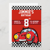 Einzigartige Coole Einladung zum Geburtstag (Vorne/Hinten)