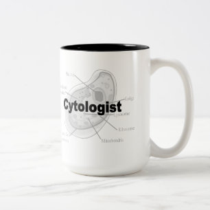 Einzigartige Cytologist-Geschenke Zweifarbige Tasse