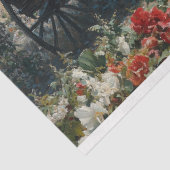 Einzigartige Dekoupage der eleganten Gedenkfeier Seidenpapier (Ausschnitt)