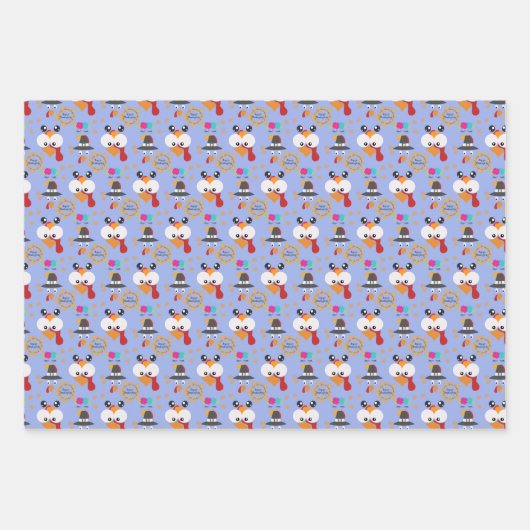 Einzigartige Design-Erntedank-Dekorationen Geschenkpapier Set (Vorderseite 2)