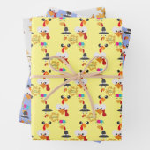 Einzigartige Design-Erntedank-Dekorationen Geschenkpapier Set (Beispiel)