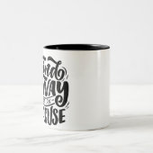 Einzigartige Design-Kaffee-Tasse Zweifarbige Tasse (Mittel)