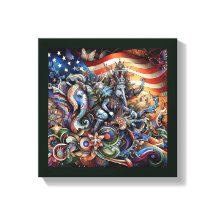 Einzigartige Design-Leinwand Art