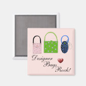 Einzigartige Designer-Bags Magnet (Vorderseite/Rückseite)