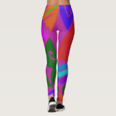 Einzigartige Designer-Leggings Leggings (Rückseite)