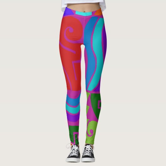 Einzigartige Designer-Leggings Leggings (Vorderseite)