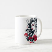 Einzigartige Designer-Tasse Kaffeetasse (VorderseiteRechts)