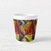 Einzigartige Designs für die Latte-Tasse | Anpassb Milchtasse (Vorderseite)