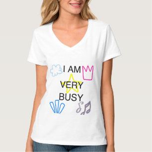 Einzigartige Designs Ich bin sehr beschäftigt T-Shirt