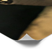 Einzigartige digitale Kunst | Hübsche Lady Abstrak Poster (Ecke)