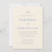 einzigartige digitale Vorlage Hochzeitseinladung (Vorderseite)