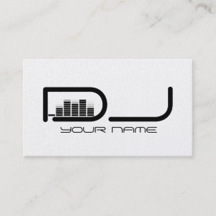 Einzigartige DJ Business Card Visitenkarte