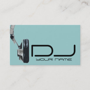 Einzigartige DJ Business Card Visitenkarte