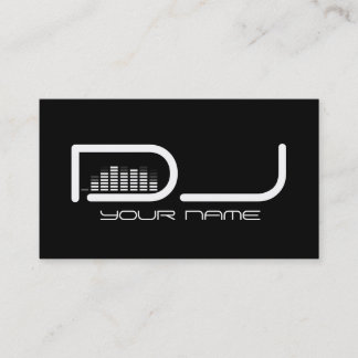Einzigartige DJ Business Card Visitenkarte