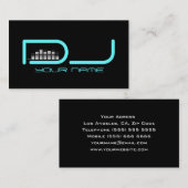 Einzigartige DJ Business Card Visitenkarte (Vorne/Hinten)