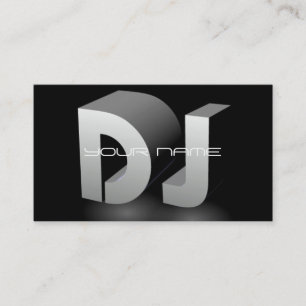 Einzigartige DJ-Visitenkarte Visitenkarte