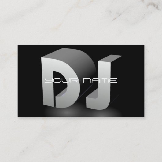Einzigartige DJ-Visitenkarte Visitenkarte (Vorderseite)