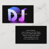 Einzigartige DJ-Visitenkarte Visitenkarte (Vorne/Hinten)