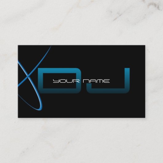 Einzigartige DJ-Visitenkarte Visitenkarte (Vorderseite)