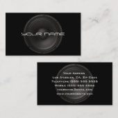 Einzigartige DJ-Visitenkarte Visitenkarte (Vorne/Hinten)