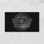 Einzigartige DJ-Visitenkarte Visitenkarte (Rückseite)