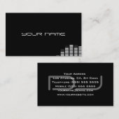 Einzigartige DJ-Visitenkarte Visitenkarte (Vorne/Hinten)