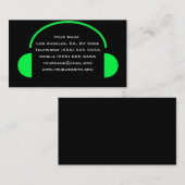 Einzigartige DJ-Visitenkarte Visitenkarte (Vorne/Hinten)