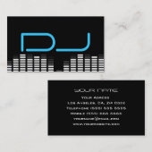 Einzigartige DJ-Visitenkarte Visitenkarte (Vorne/Hinten)
