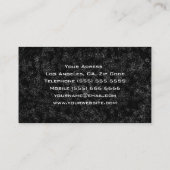 Einzigartige DJ-Visitenkarte Visitenkarte (Rückseite)