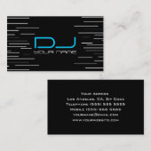 Einzigartige DJ-Visitenkarte Visitenkarte (Vorne/Hinten)