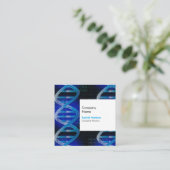 Einzigartige DNA-Wissenschaft Quadratische Visitenkarte (Stehend Vorderseite)