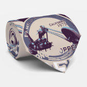 Einzigartige doppelte mit Seiten versehene Krawatte (Gerollt)