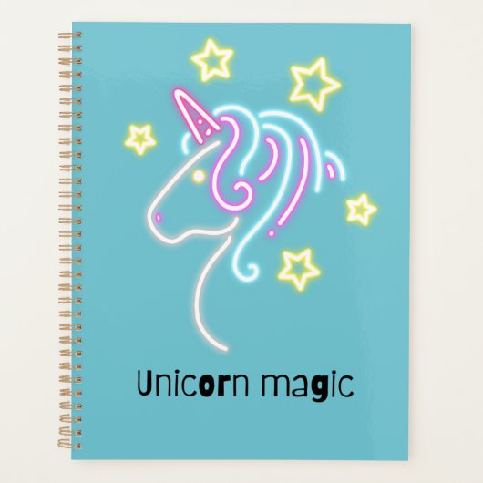 Einzigartige Einhornmagie Planer (Vorderseite)
