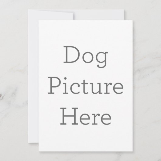 Einzigartige Einladung für Hunde (Vorderseite)