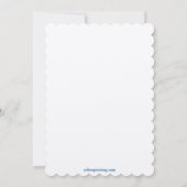 Einzigartige Einladung von Chuppah (Rückseite)