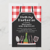 Einzigartige Einladung zum Geburtstag-Barbecue (Vorderseite)