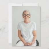 Einzigartige Einladung zur Geburtstagsfeier in der (Rückseite)