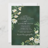 Einzigartige Einladung zur Hochzeit mit botanische (Vorderseite)