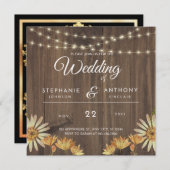 Einzigartige Einladung zur Hochzeit Save the Date (Vorne/Hinten)