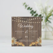 Einzigartige Einladung zur Hochzeit Save the Date (Stehend Vorderseite)
