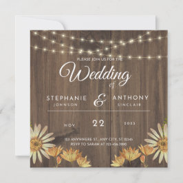 Einzigartige Einladung zur Hochzeit Save the Date