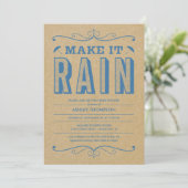 Einzigartige Einladungen für Babydusche (Stehend Vorderseite)