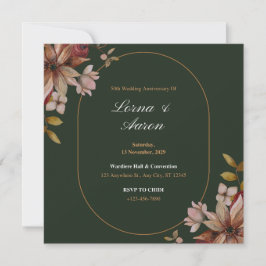 Einzigartige Einladungskarte für Hochzeiten Einladung