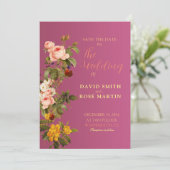 Einzigartige Einladungskarten für Hochzeiten zum S (Stehend Vorderseite)