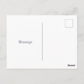 Einzigartige Elefantenmutter und kinderflorale Was Postkarte (Rückseite)