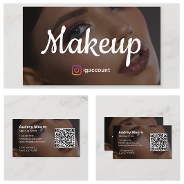 Einzigartige Elegant Trendy Makeup Artist Visitenkarte