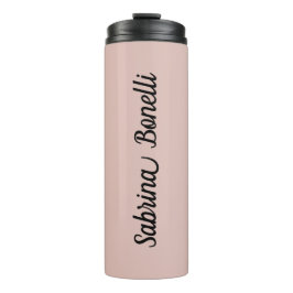 Einzigartige Elegante Schlichte, einfache Rose Gol Thermosbecher