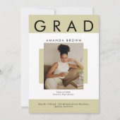 Einzigartige elegante Zeitschrift GRAD Ankündigung (Vorderseite)