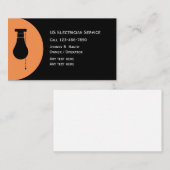 Einzigartige Elektriker-Visitenkarten Visitenkarte (Vorne/Hinten)